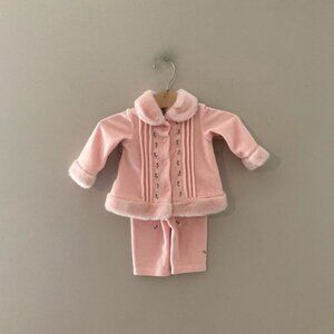 $12 ADD ON First Impressions matching‎ fleece set 0-3M Zara OshKosh B'gosh Gap